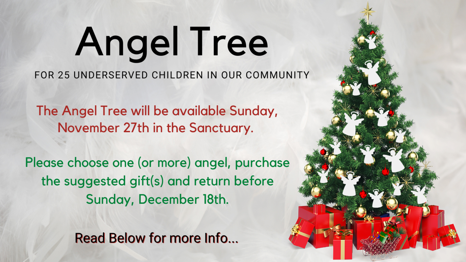 The Angel Tree- Giving to Underserved Families – Moorpark Presbyterian ...