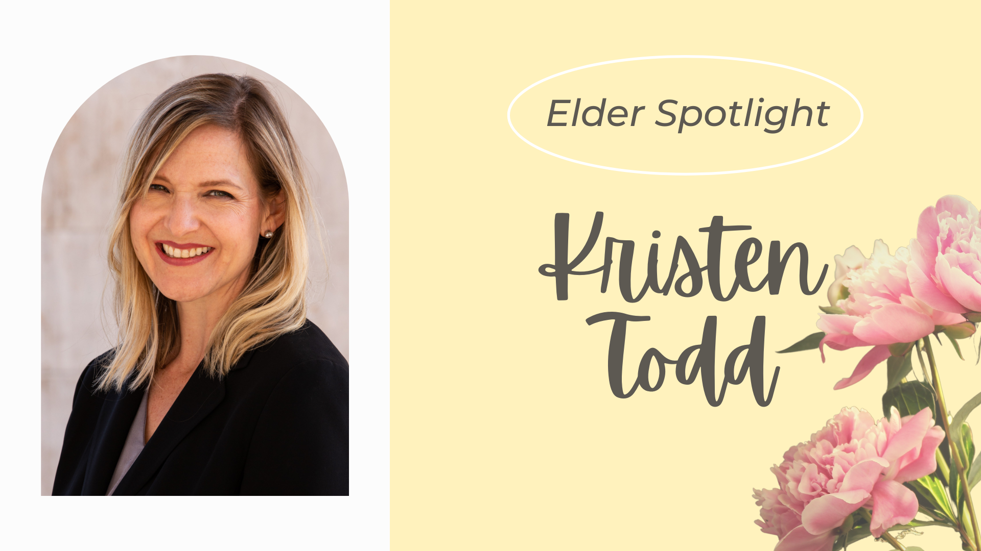 Elder Spotlight- Kristen Todd – Moorpark Presbyterian Church