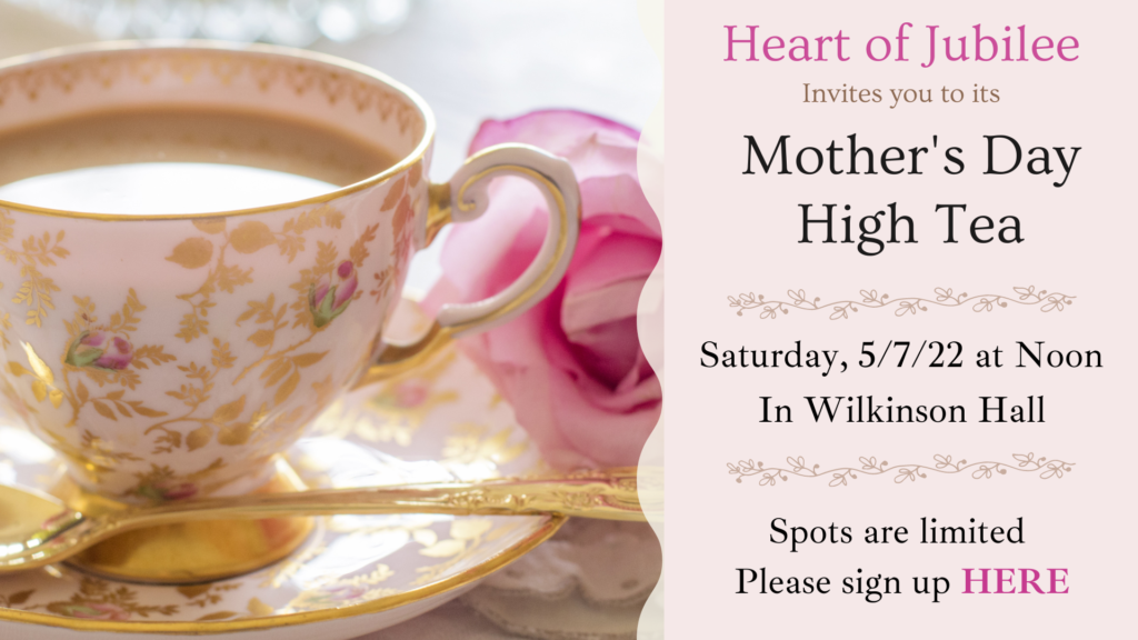 Mothers Day High Tea Moorpark Presbyterian Church