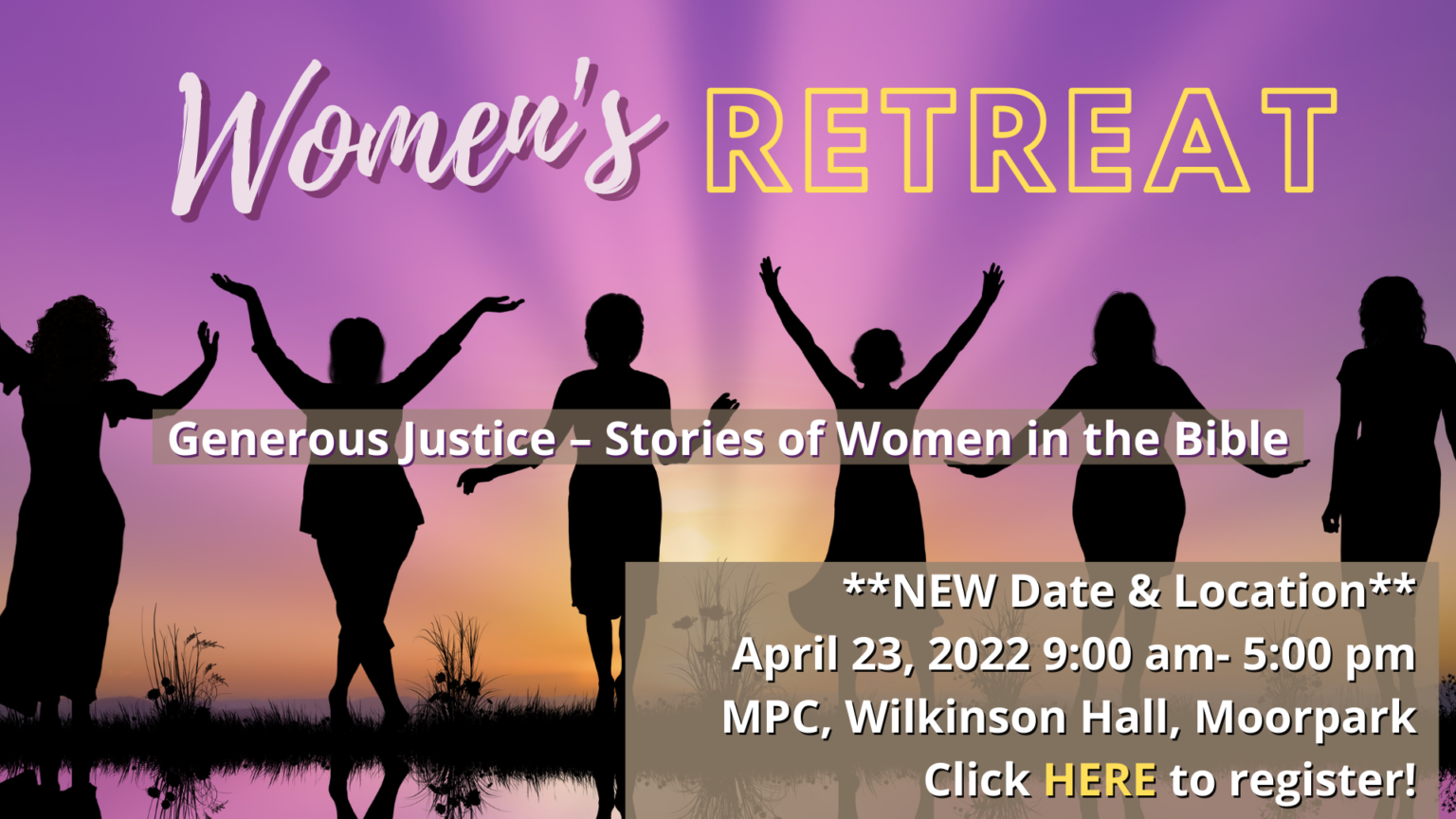 Women’s Retreat UPDATE! Moorpark Presbyterian Church